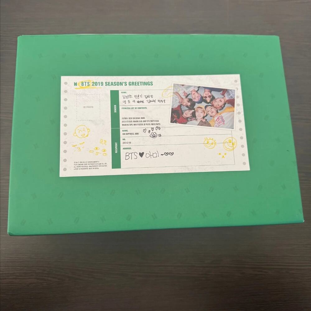 Kpop BTS 2019 Season's Greetings